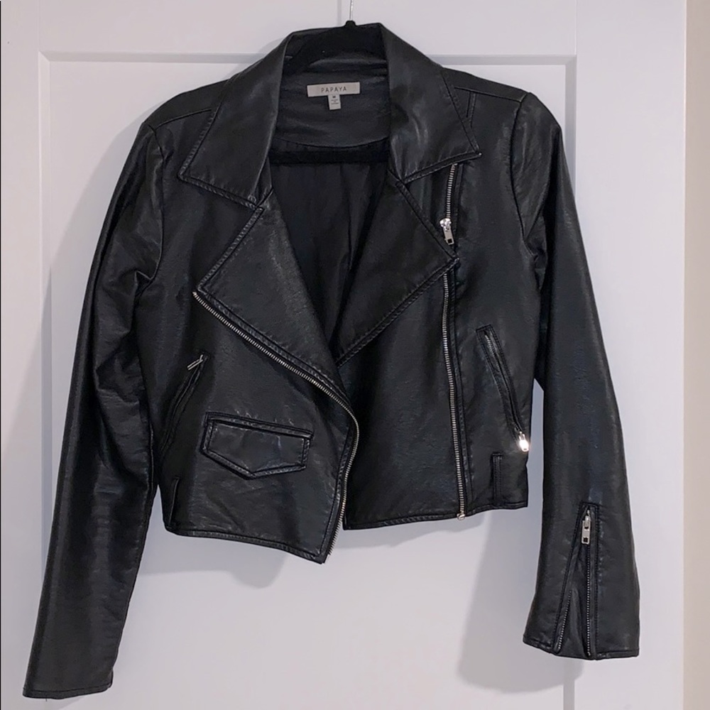 Leather jacket